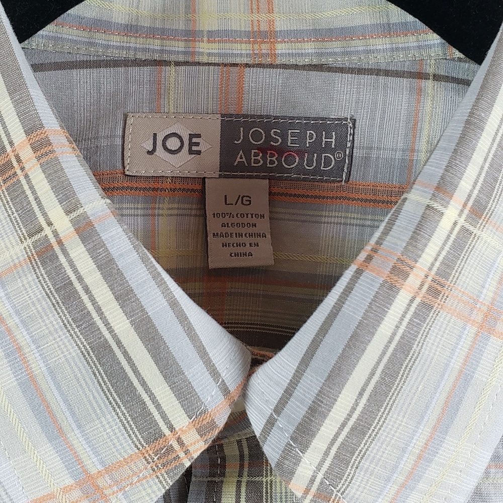 Joseph Abbound | Men's Plaid Shirt Size Large